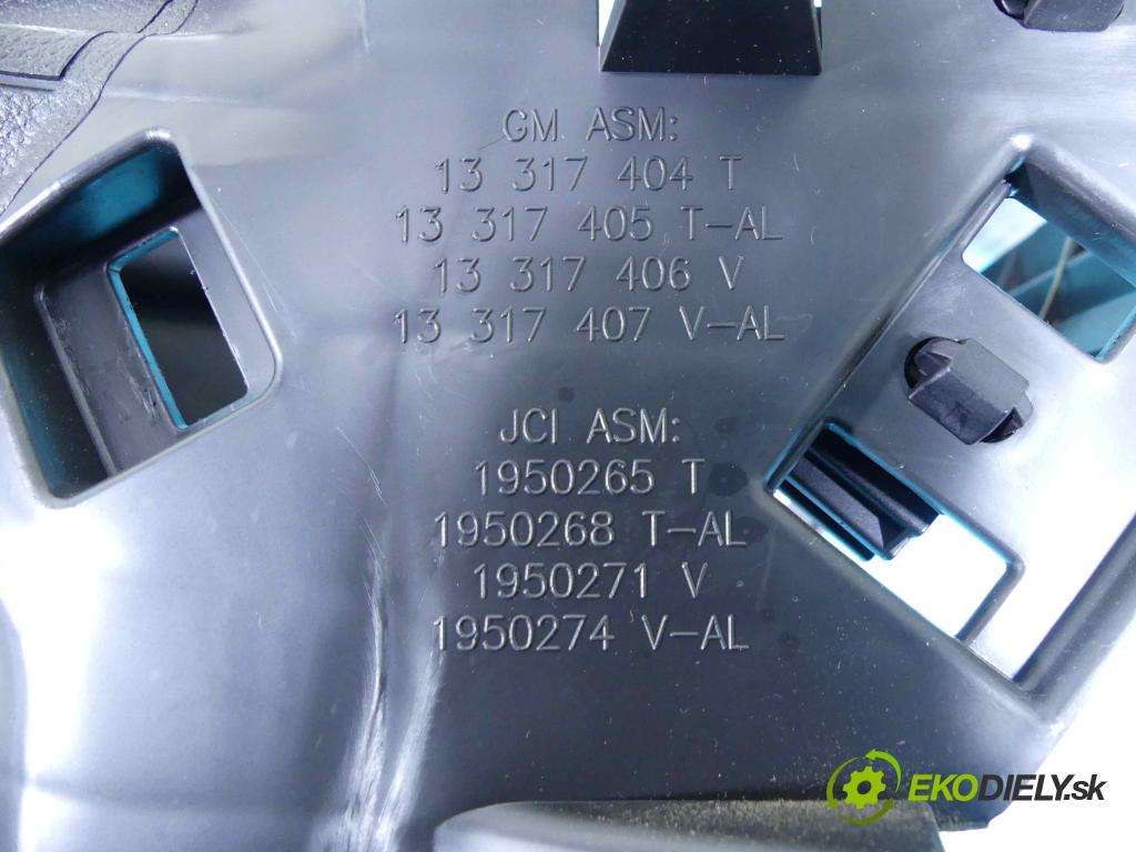 Opel Astra IV 2009-2015 1.6 16V 116 HP manual 85 kW 1598 cm3 5- operadlo 13258342 (Lakťové opierky)
