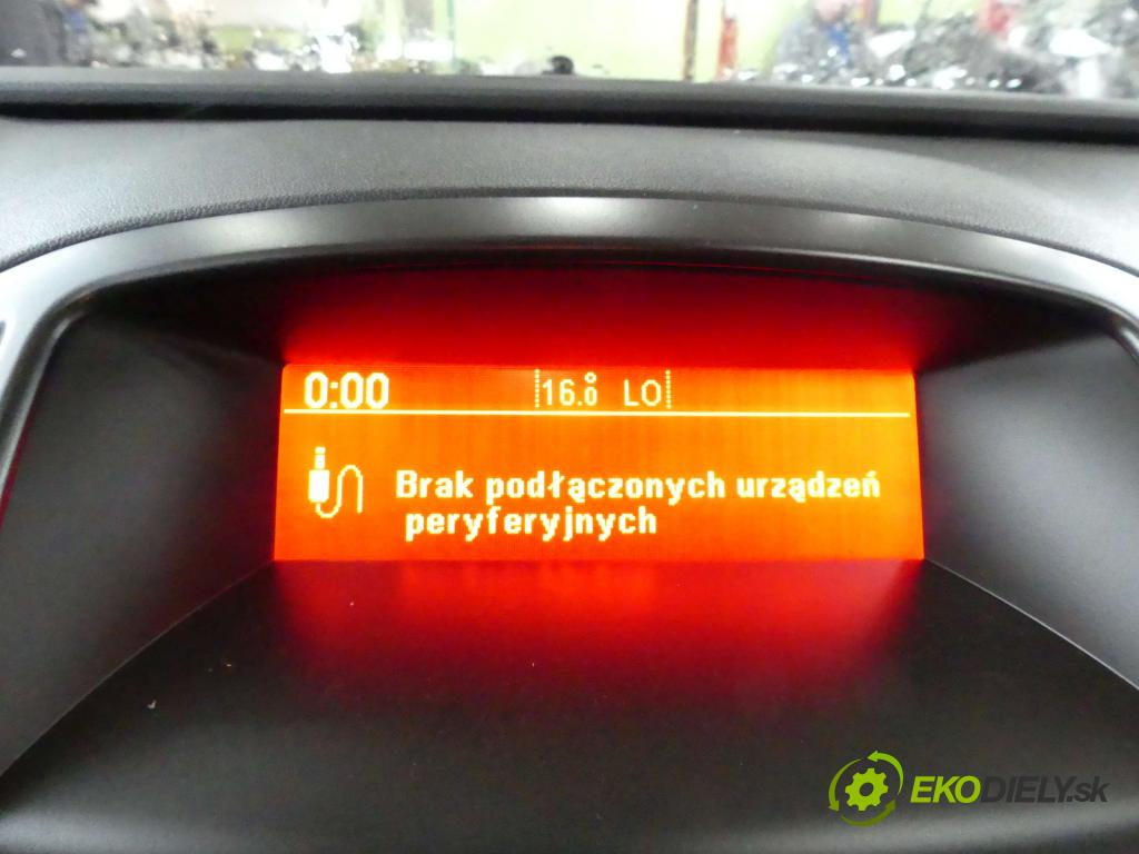 Opel Astra IV 2009-2015 1.6 16V 116 HP manual 85 kW 1598 cm3 5- Zobrazit: 13267984 (Prístrojové dosky, displeje)