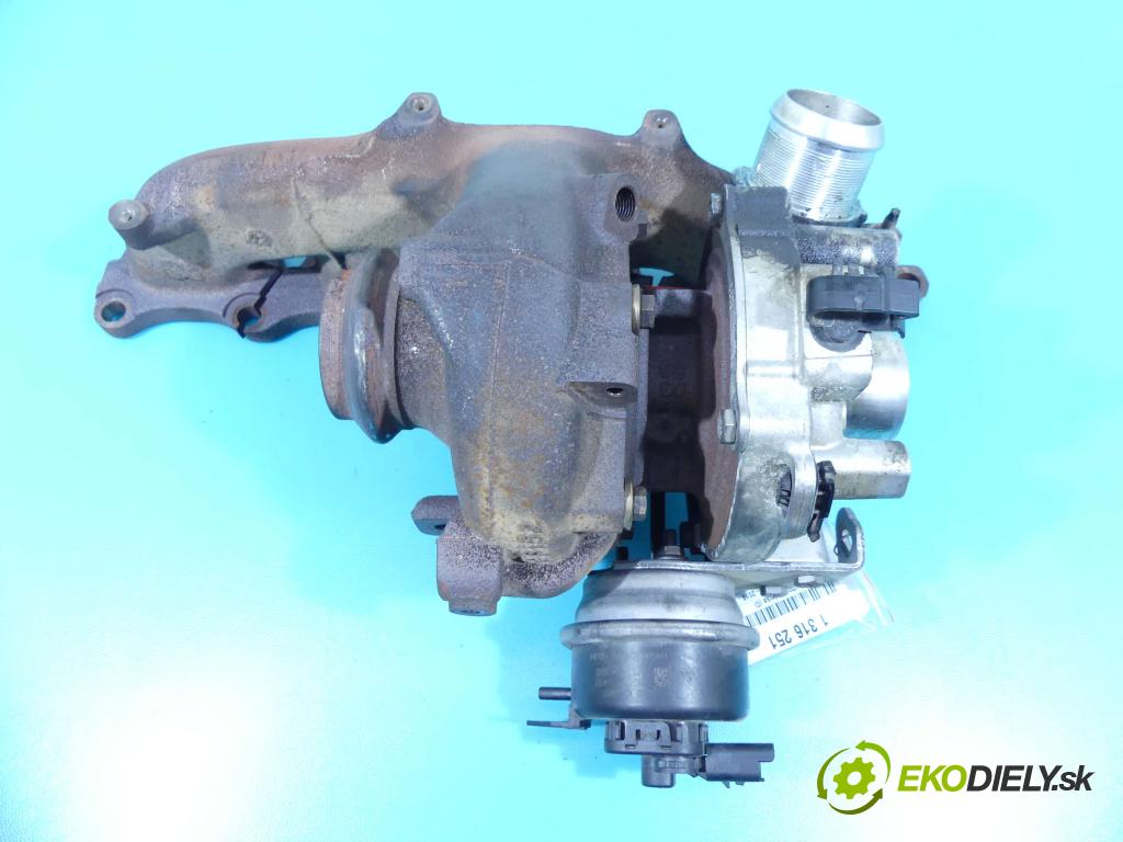 Ford Kuga II 2013-2019 2.0 tdci 150 HP manual 110 kW 1997 cm3 5- turbodúchadlo, turbo 5303-970-0394 (Turbodúchadlá (kompletné))