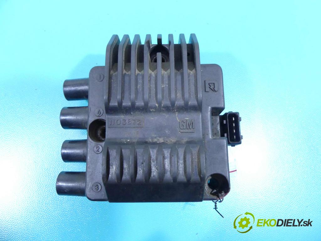 Opel Astra I 1991-2002 1.4 8V 60 HP manual 44 kW 1388 cm3 4- cievka zapaľovacia 1103872 (Zapaľovacie cievky, moduly)