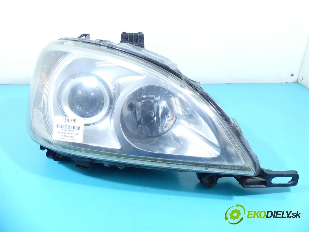 Mercedes ML W163 1997-2005 4.0 CDI 250 HP automatic 184 kW 3996 cm3 5- Reflektor: pravý  (Pravé)