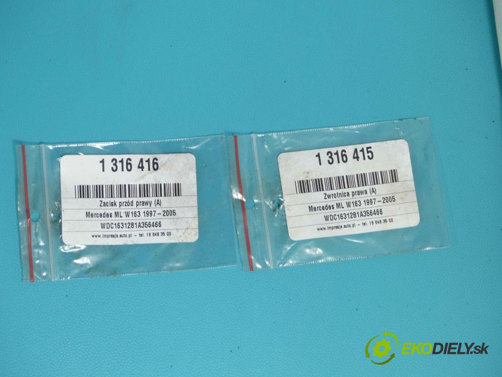 Mercedes ML W163 1997-2005 4.0 CDI 250 HP automatic 184 kW 3996 cm3 5- náboj pravé  (Náboje)