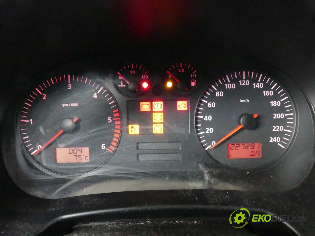 Seat Leon I 1999-2005 1.9 tdi 110 HP manual 81 kW 1896 cm3 5- prístrojovka/ budíky 1M0920902D (Prístrojové dosky, displeje)