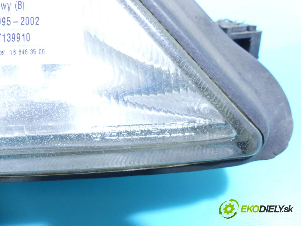 Opel Vectra B 1995-2002 1.8 16v 116 HP manual 85 kW 1799 cm3 5- Reflektor: pravý  (Pravé)