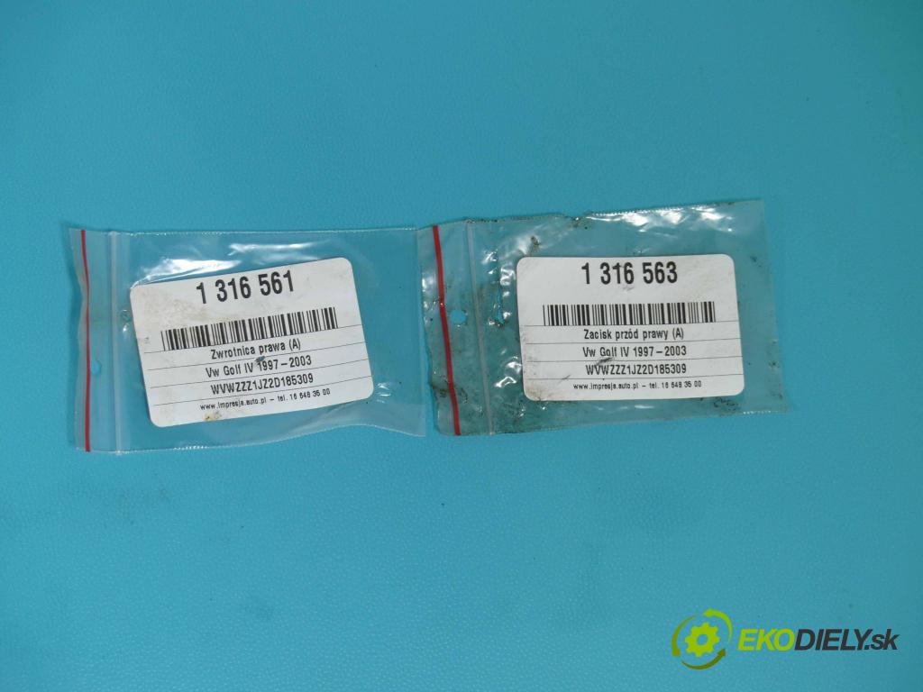 Vw Golf IV 1997-2003 1.9 tdi 131 HP manual 96 kW 1896 cm3 5- brzdič predné pravý (Ostatné)