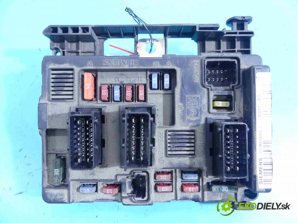 Citroen Berlingo I 1996-2008 1.6 hdi 90 HP manual 66,2 kW 1560 cm3 5- modul riadiaca jednotka 9650618480-00 (Ostatné)