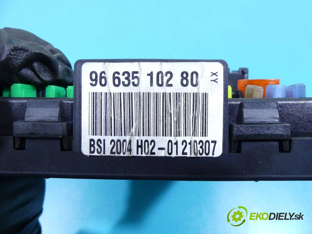 Peugeot 307 1.6 16V 109 HP manual 80 kW 1587 cm3 5- modul riadiaca jednotka 9663510280 (Ostatné)