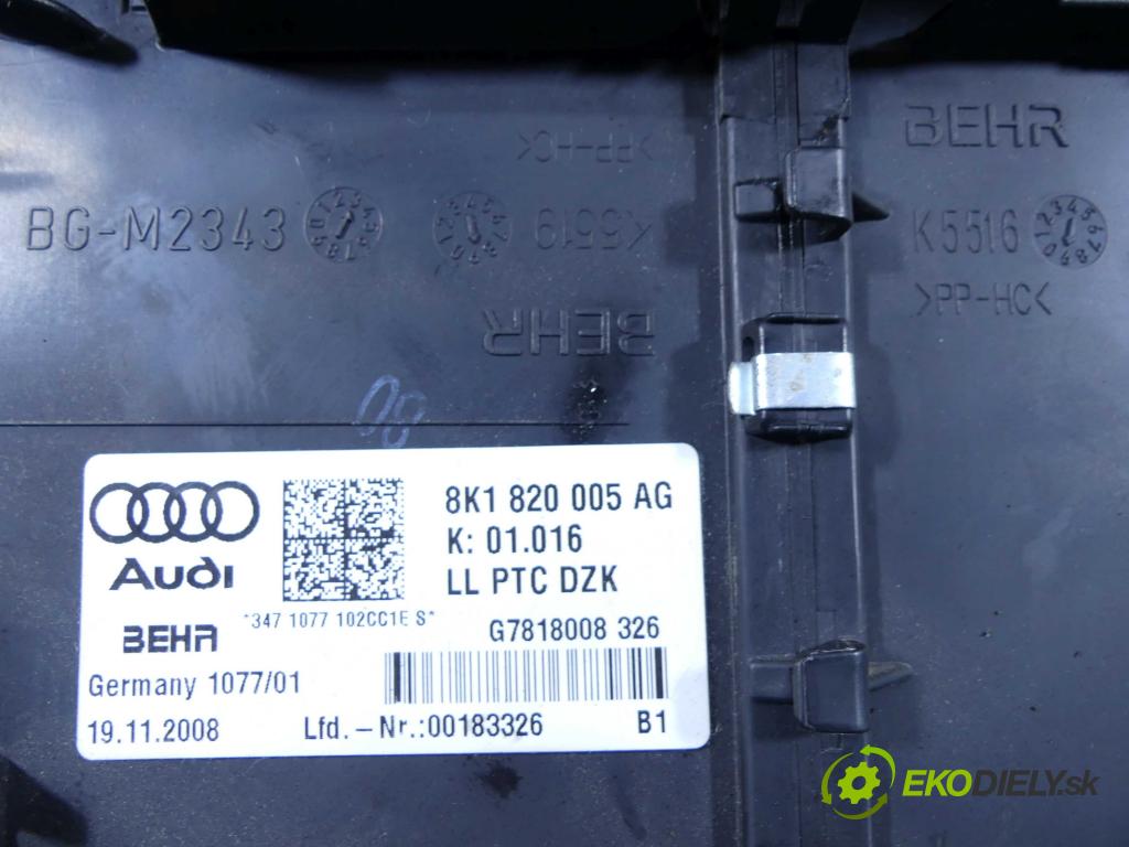 Audi A4 B8 2007-2015 2.0 TDI 143 hp automatic 105 kW 1968 cm3 4- radiátor 8K1820005AG (Radiátory topení)