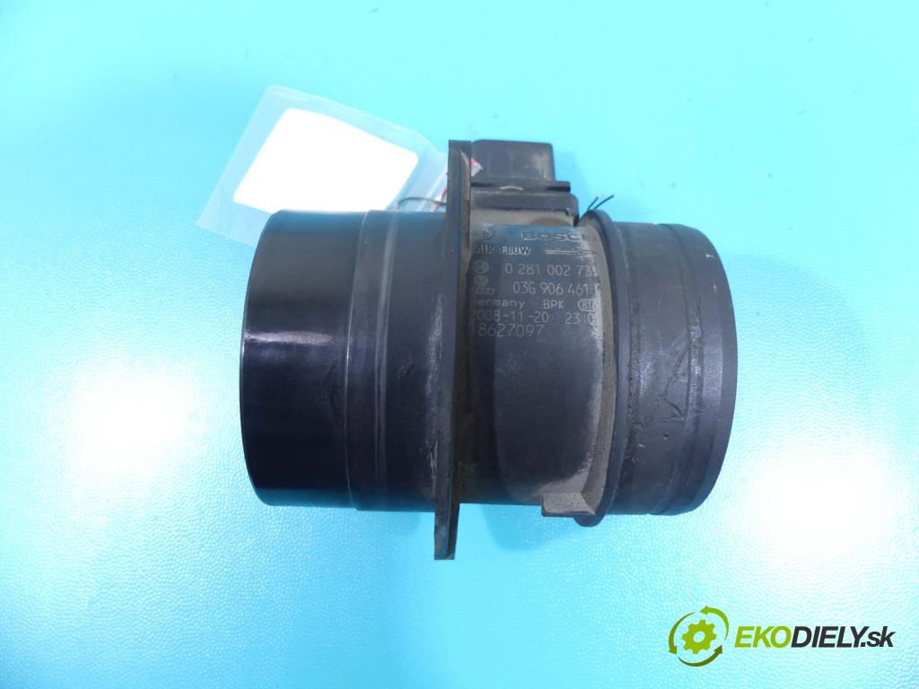 Audi A4 B8 2007-2015 2.0 TDI 143 HP automatic 105 kW 1968 cm3 4- průtokoměr: 0281002735 (Váhy vzduchu)