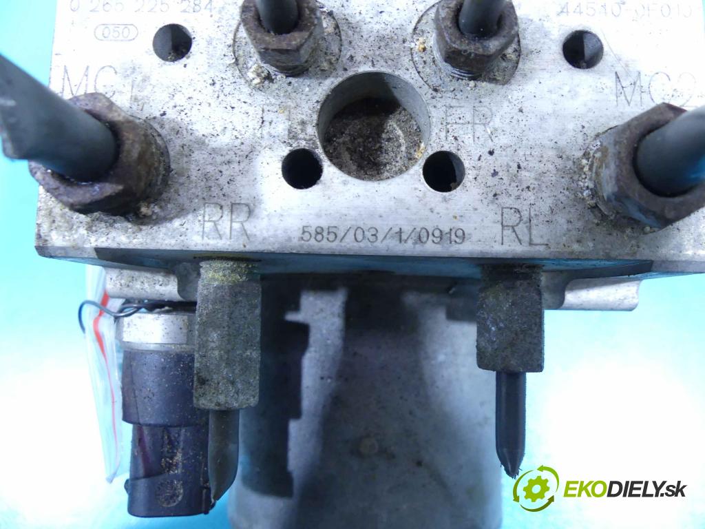 Toyota Corolla Verso II 2004-2009 2.0 D4D 116 HP manual 85 kW 1995 cm3 5- čerpadlo abs 0265950130 (Pumpy ABS)