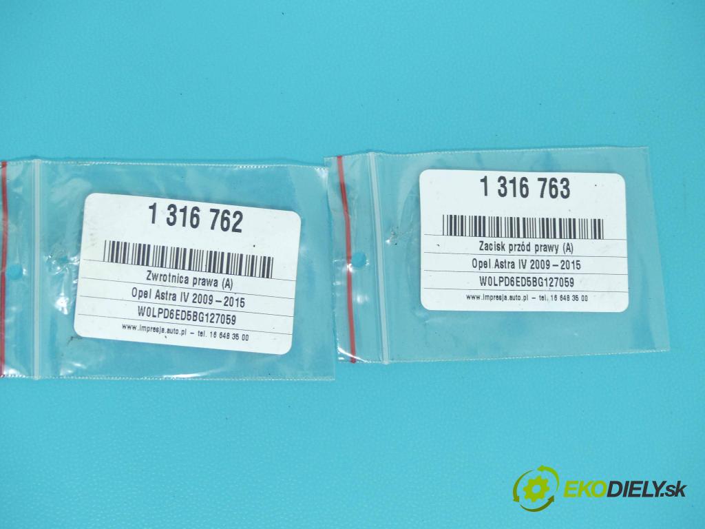 Opel Astra IV 2009-2015 1.6 16V 116 HP manual 85 kW 1598 cm3 5- náboj pravé  (Náboje)