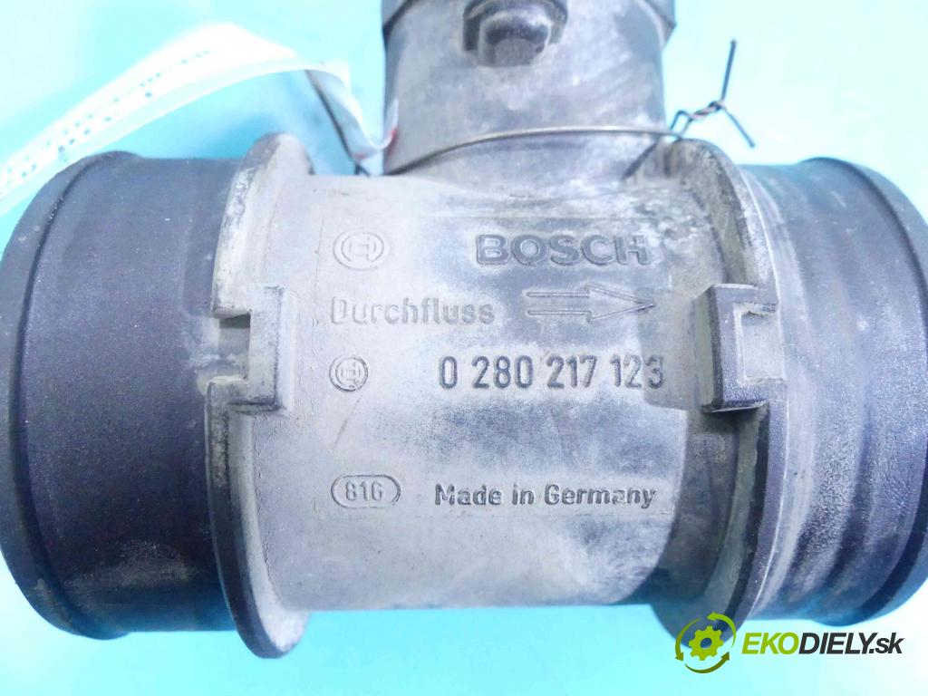 Opel Astra II 1998-2009 1.2 16V 65 HP manual 48 kW 1199 cm3 5- průtokoměr: 0280217123 (Váhy vzduchu)