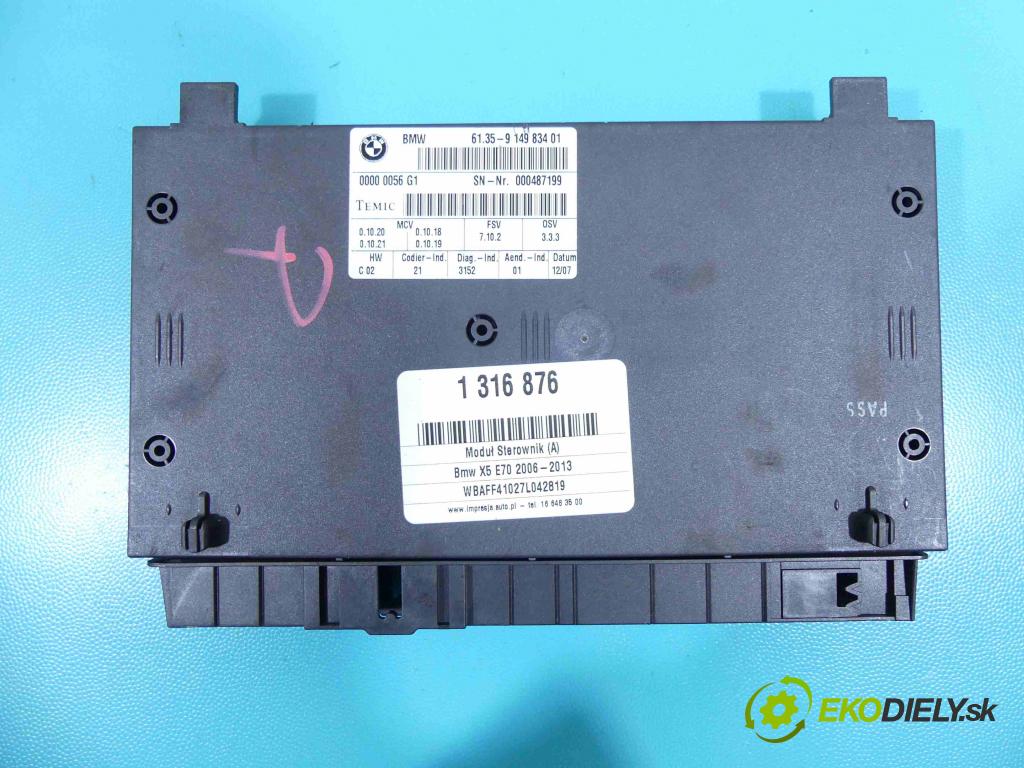 Bmw X5 E70 2006-2013 3.0d 235 HP automatic 173 kW 2993 cm3 5- modul riadiaca jednotka 61.35-914983401 (Ostatné)