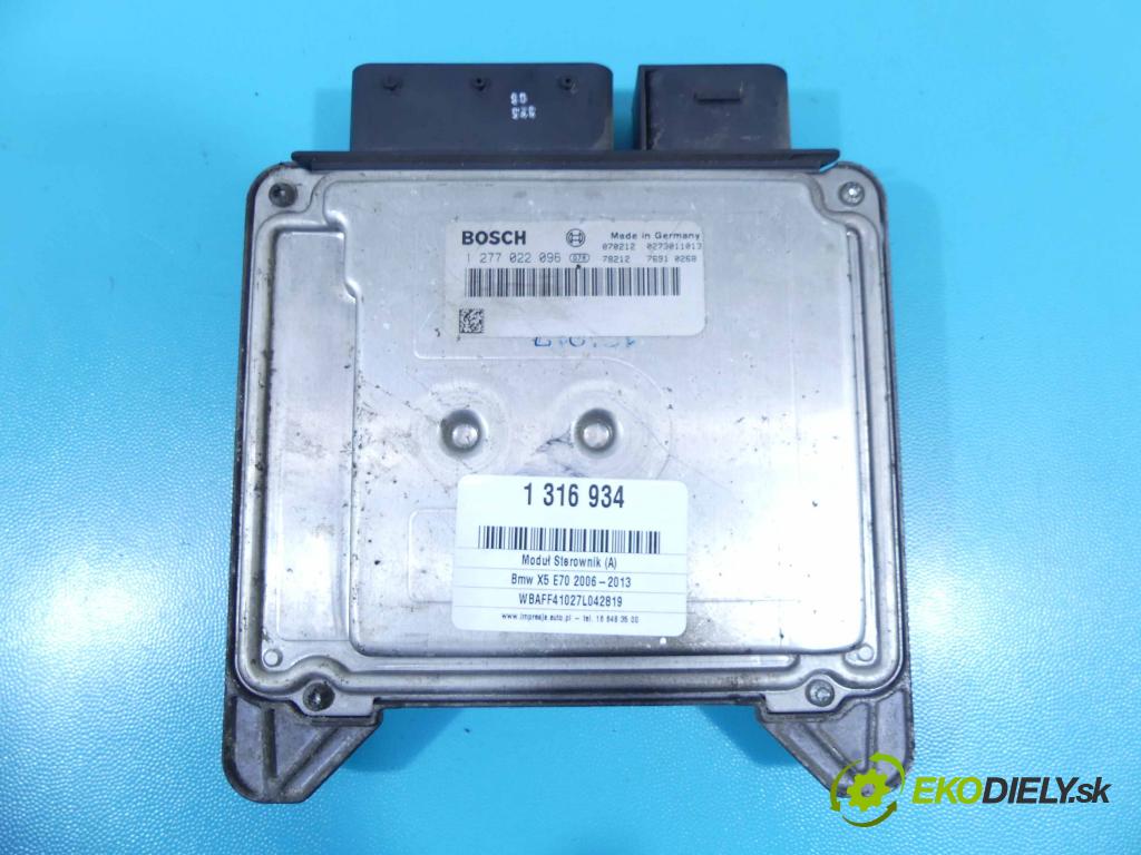 Bmw X5 E70 2006-2013 3.0d 235 HP automatic 173 kW 2993 cm3 5- modul riadiaca jednotka 1277022096 (Ostatné)