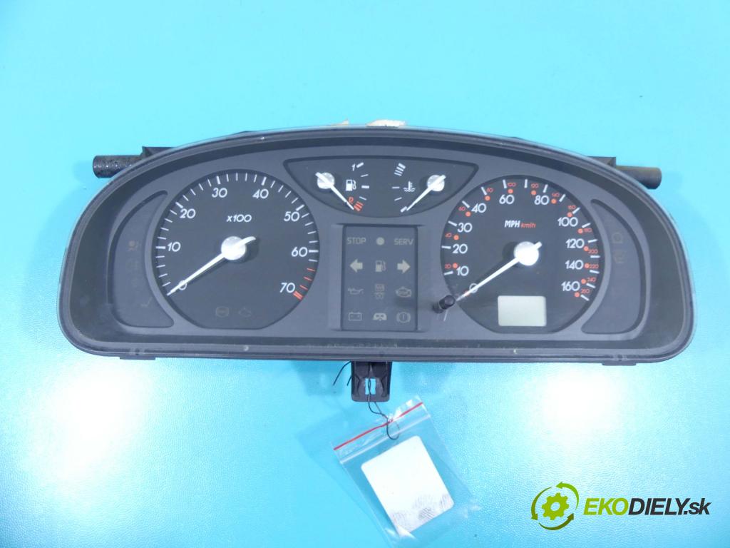 Renault Laguna II 2001-2007 1.6 16V 107 HP manual 79 kW 1598 cm3 5- prístrojovka/ budíky 8200218862 (Prístrojové dosky, displeje)