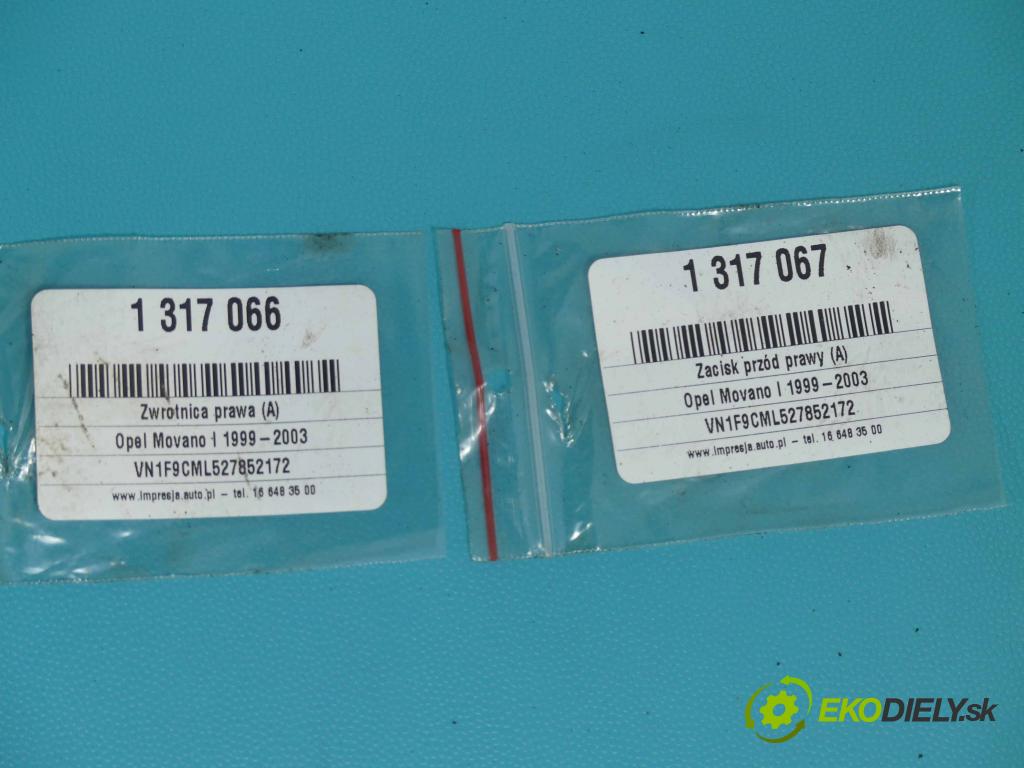 Opel Movano I 1999-2003 2.5 cdti 114 HP manual 84 kW 2463 cm3 5- náboj pravé  (Náboje)