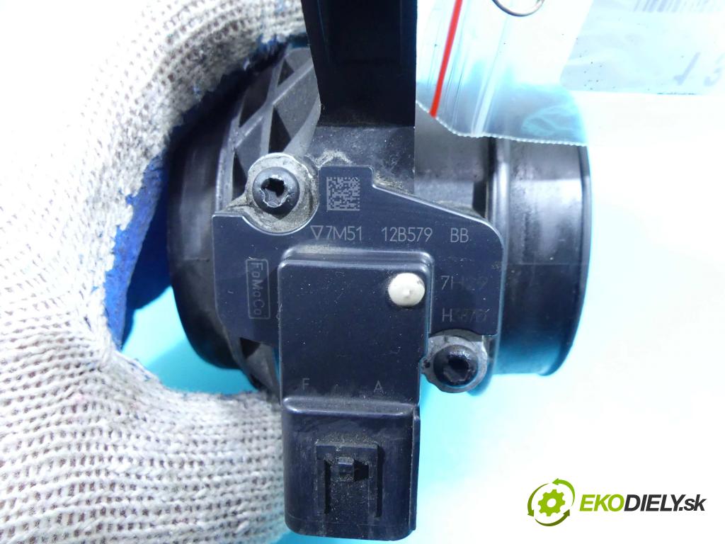 Ford Focus Mk2 2004-2011 1.6 tdci 109 HP manual 80 kW 1560 cm3 5- průtokoměr: 7M51-9A673-EF (Váhy vzduchu)