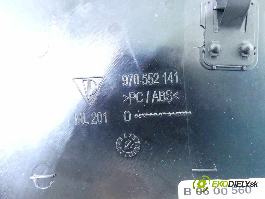 Porsche Panamera I 970 2009-2016 4.8 V8 400KM: automatic 294 kW 4806 cm3 5- Mřížka: kúrenia stredová 970552141 (Mriežky kúrenia (fukáre))