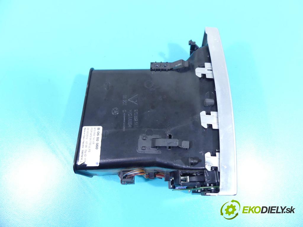 Porsche Panamera I 970 2009-2016 4.8 V8 400KM: automatic 294 kW 4806 cm3 5- Mřížka: kúrenia stredová 970552141 (Mriežky kúrenia (fukáre))