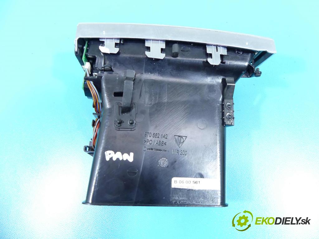 Porsche Panamera I 970 2009-2016 4.8 V8 400KM: automatic 294 kW 4806 cm3 5- Mřížka: kúrenia stredová 970552142 (Mriežky kúrenia (fukáre))