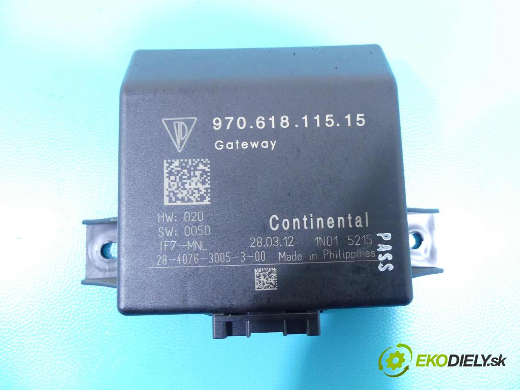 Porsche Panamera I 970 2009-2016 4.8 V8 400KM: automatic 294 kW 4806 cm3 5- modul riadiaca jednotka 970.618.115.15 (Ostatné)