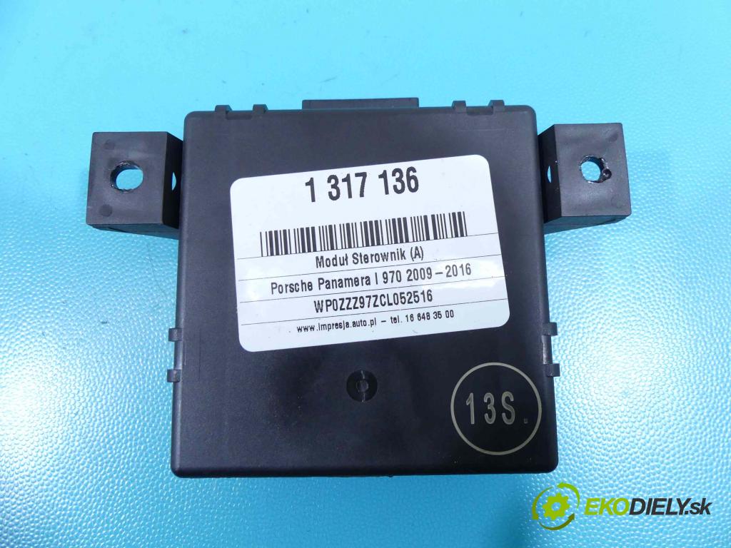 Porsche Panamera I 970 2009-2016 4.8 V8 400KM: automatic 294 kW 4806 cm3 5- modul riadiaca jednotka 970.618.115.15 (Ostatné)