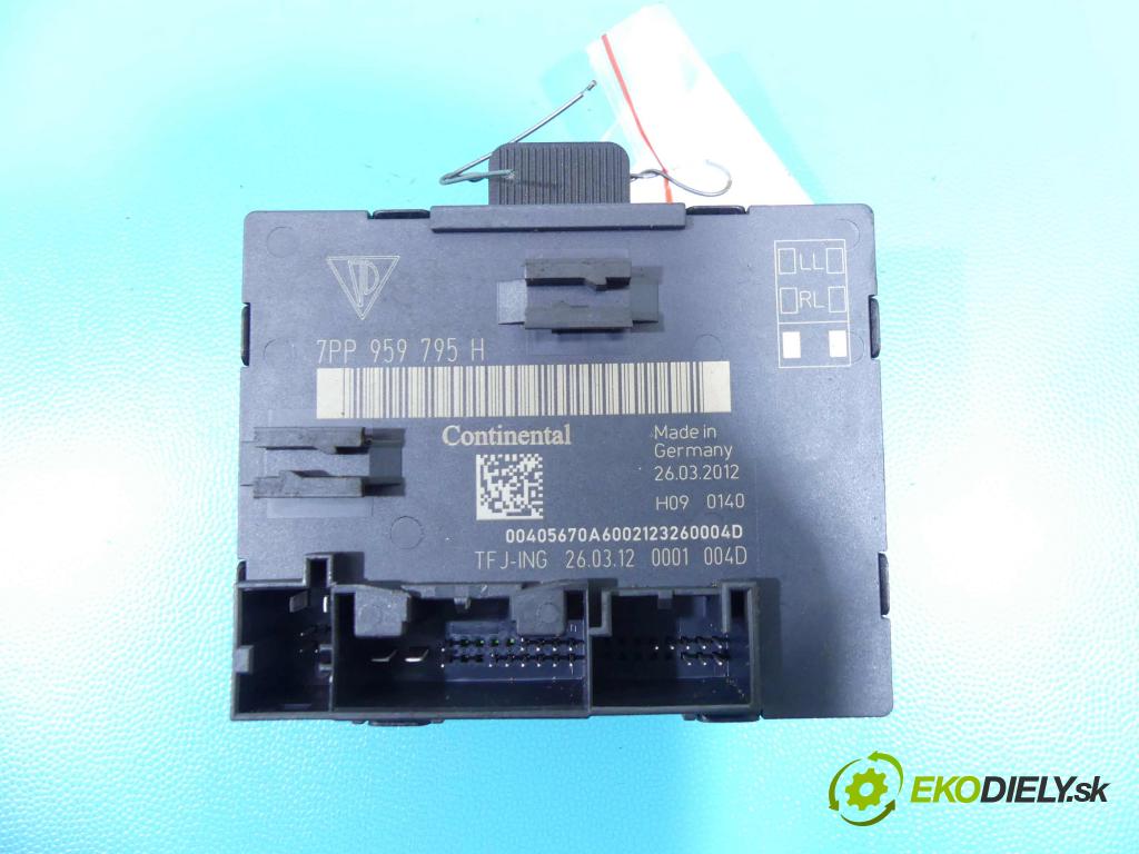 Porsche Panamera I 970 2009-2016 4.8 V8 400KM: automatic 294 kW 4806 cm3 5- modul riadiaca jednotka 7PP959795H (Ostatné)