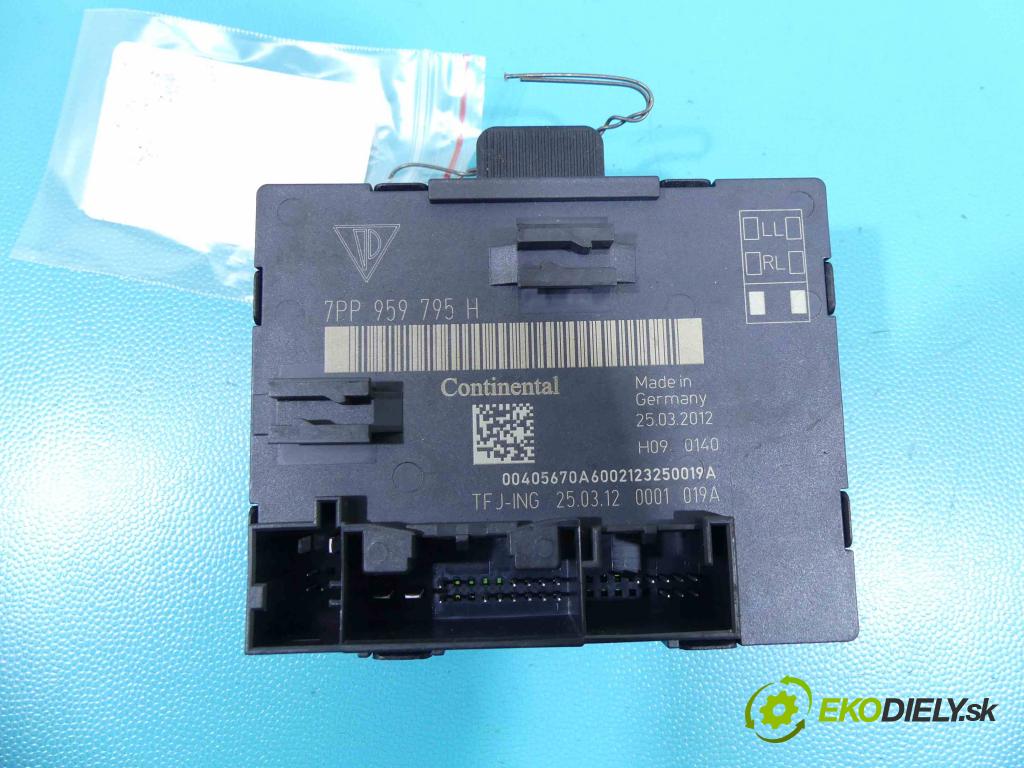 Porsche Panamera I 970 2009-2016 4.8 V8 400KM: automatic 294 kW 4806 cm3 5- modul riadiaca jednotka 7PP959795H (Ostatné)