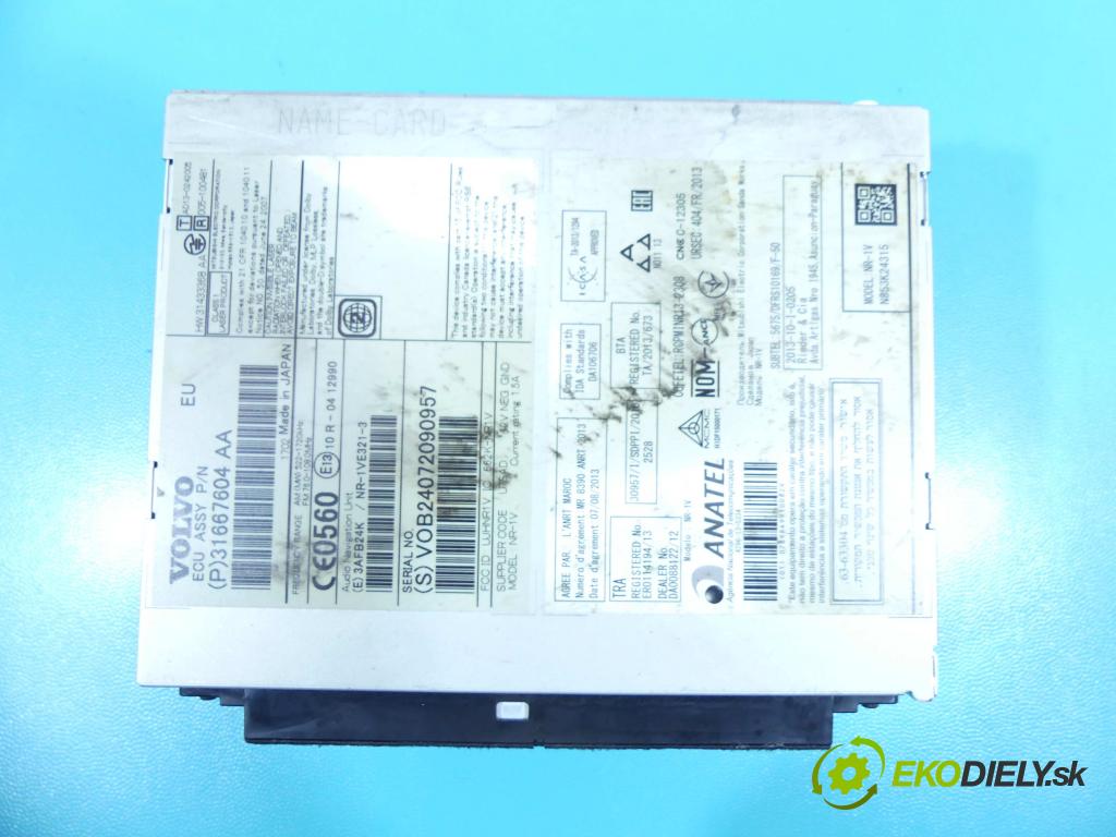 Volvo V60 I 2010-2018 2.0 D4 190 HP automatic 140 kW 1969 cm3 5- Radio originál 31667604AA