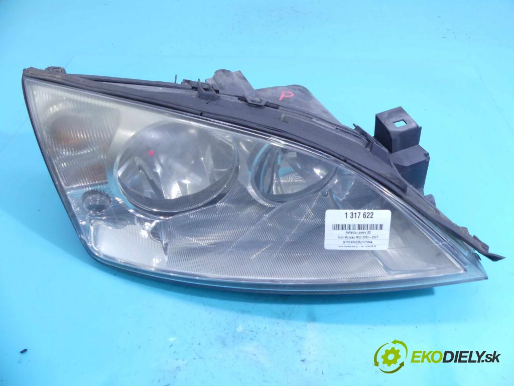 Ford Mondeo Mk3 2000-2007 2.0 tdci 129 HP manual 95 kW 1999 cm3 5- Reflektor: pravý 0301174202 (Pravé)