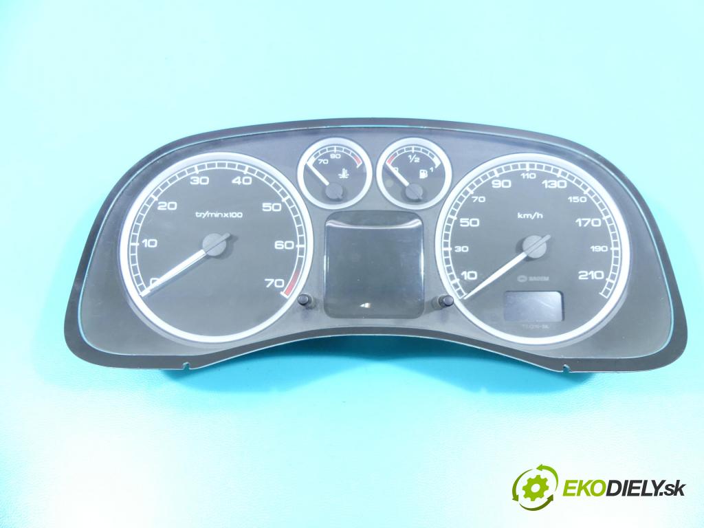 Peugeot 307 1.4 8v 75 HP manual 55 kW 1360 cm3 3- prístrojovka/ budíky 9646742280 (Prístrojové dosky, displeje)