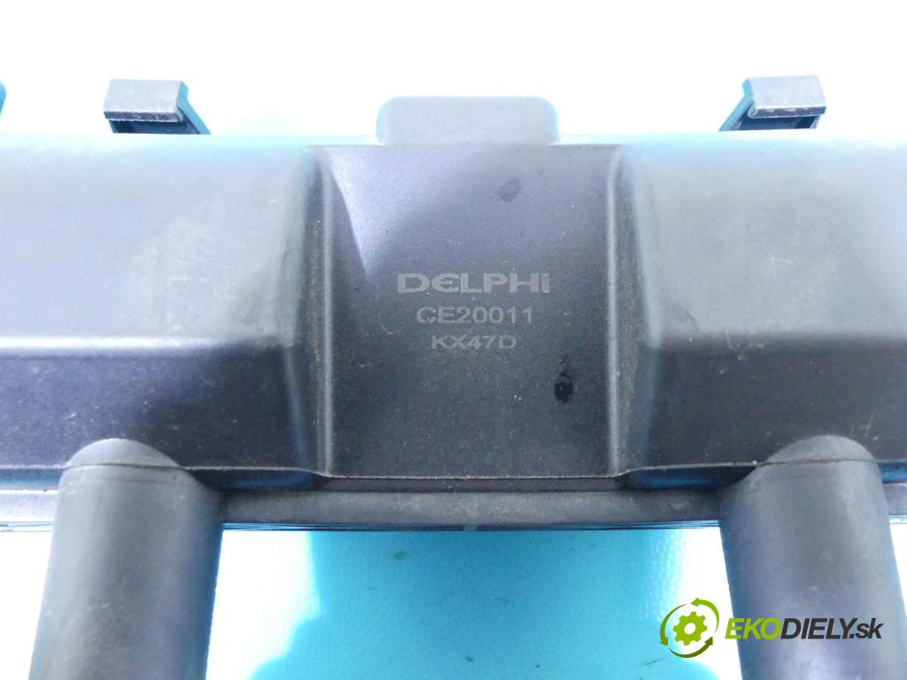 Peugeot 307 1.4 8v 75 HP manual 55 kW 1360 cm3 3- cievka zapaľovacia  (Zapaľovacie cievky, moduly)