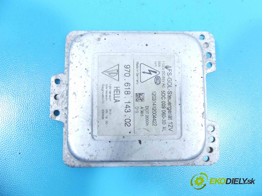 Porsche Panamera I 970 2009-2016 4.8 V8 400KM: automatic 294 kW 4806 cm3 5- střídač: xenon 97061814302 (Riadiace jednotky xenónu)