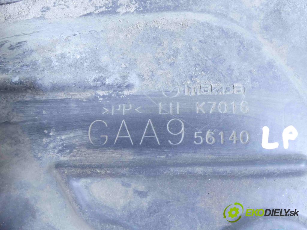 Mazda 6 II GH 2007-2012 2.0 16v DISI 155 hp manual 114 kW 1999 cm3 5- blatník: přední levé GAA956140