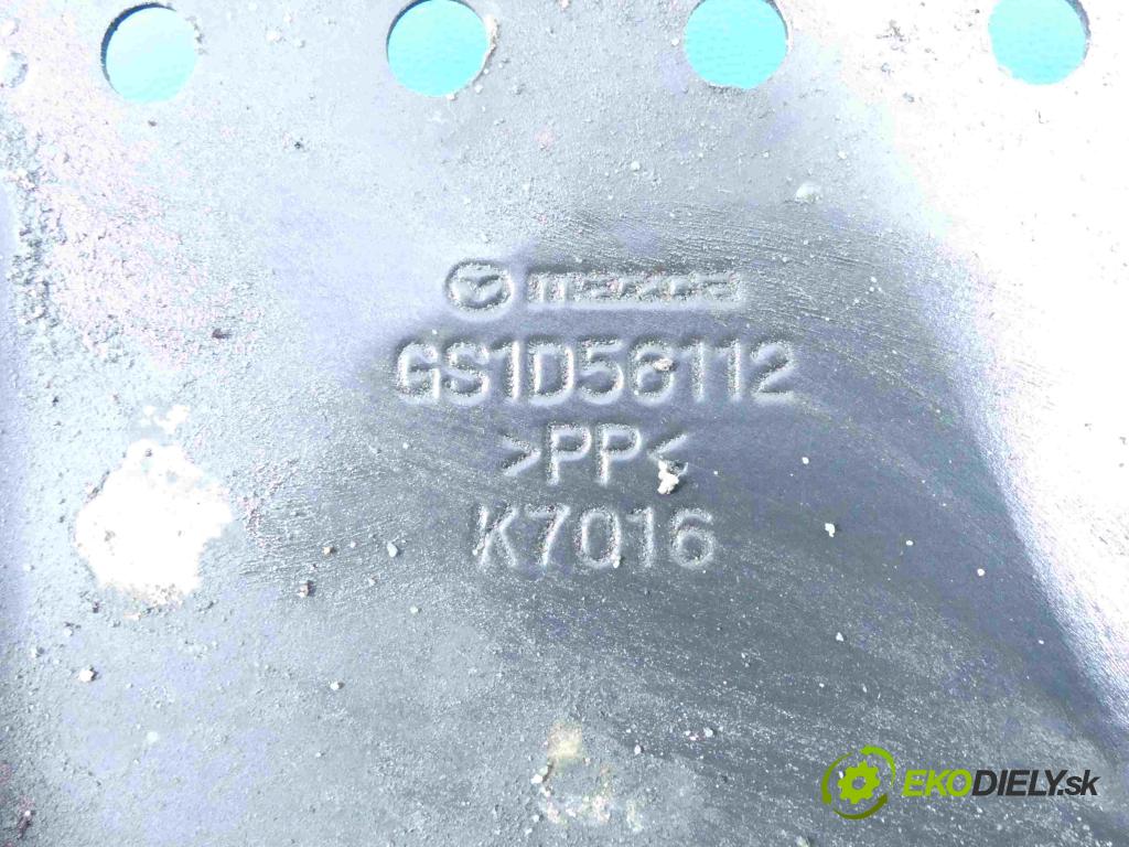 Mazda 6 II GH 2007-2012 2.0 16v DISI 155 HP manual 114 kW 1999 cm3 5- kryt motora dolní: GS1D56112