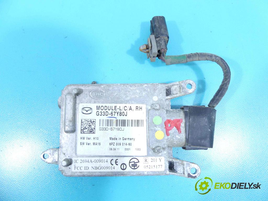 Mazda 6 II GH 2007-2012 2.0 16v 155 HP manual 114 kW 1999 cm3 5- modul riadiaca jednotka G33D-67Y80J (Ostatné)