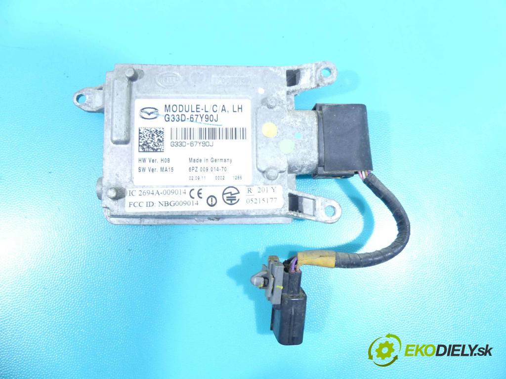 Mazda 6 II GH 2007-2012 2.0 16v 155 HP manual 114 kW 1999 cm3 5- modul riadiaca jednotka G33D-67Y90J (Ostatné)