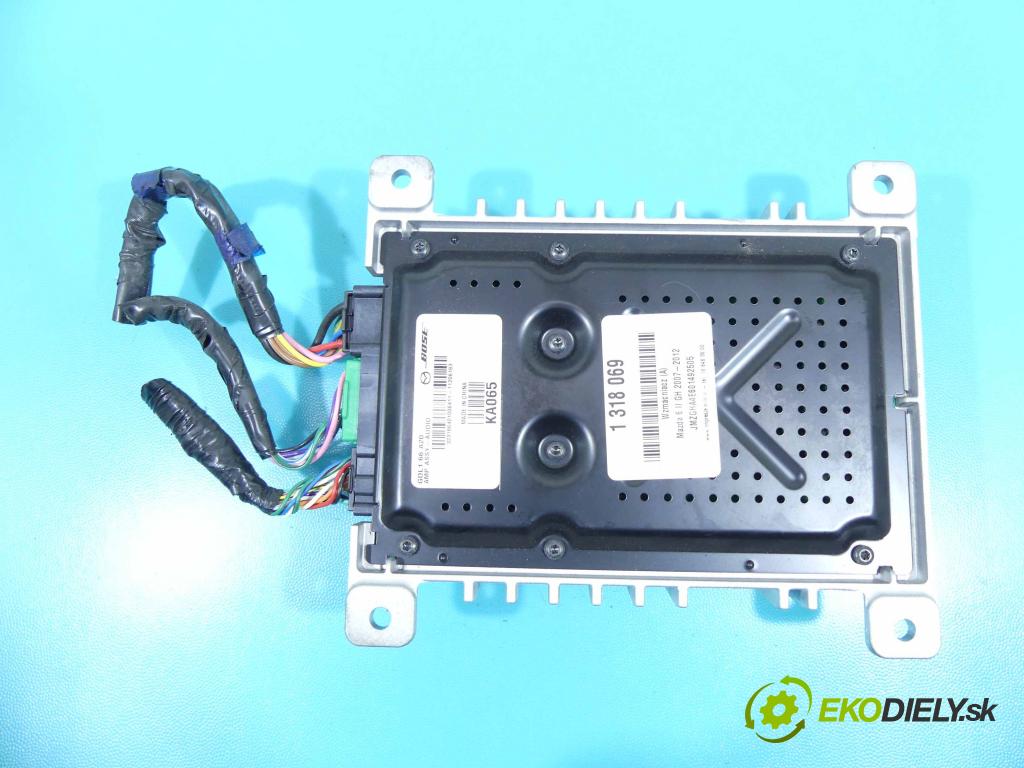 Mazda 6 II GH 2007-2012 2.0 16v DISI 155 HP manual 114 kW 1999 cm3 5- Zesilovač: GDL166A20 (Zosilňovače)