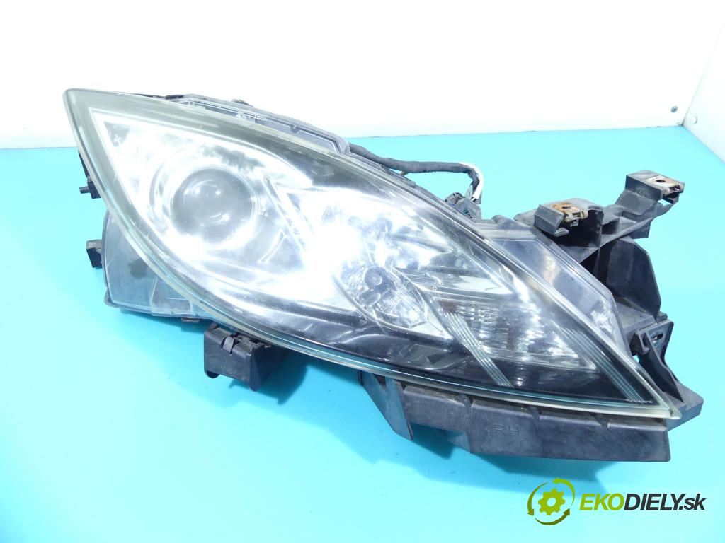 Mazda 6 II GH 2007-2012 2.0 16v 155 HP manual 114 kW 1999 cm3 5- Reflektor: pravý  (Pravé)