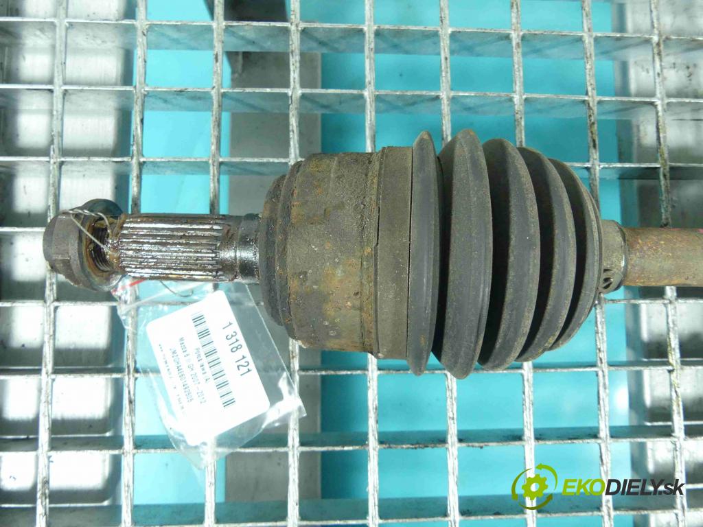 Mazda 6 II GH 2007-2012 2.0 16v DISI 155 HP manual 114 kW 1999 cm3 5- poloos ľavé  (Poloosy)