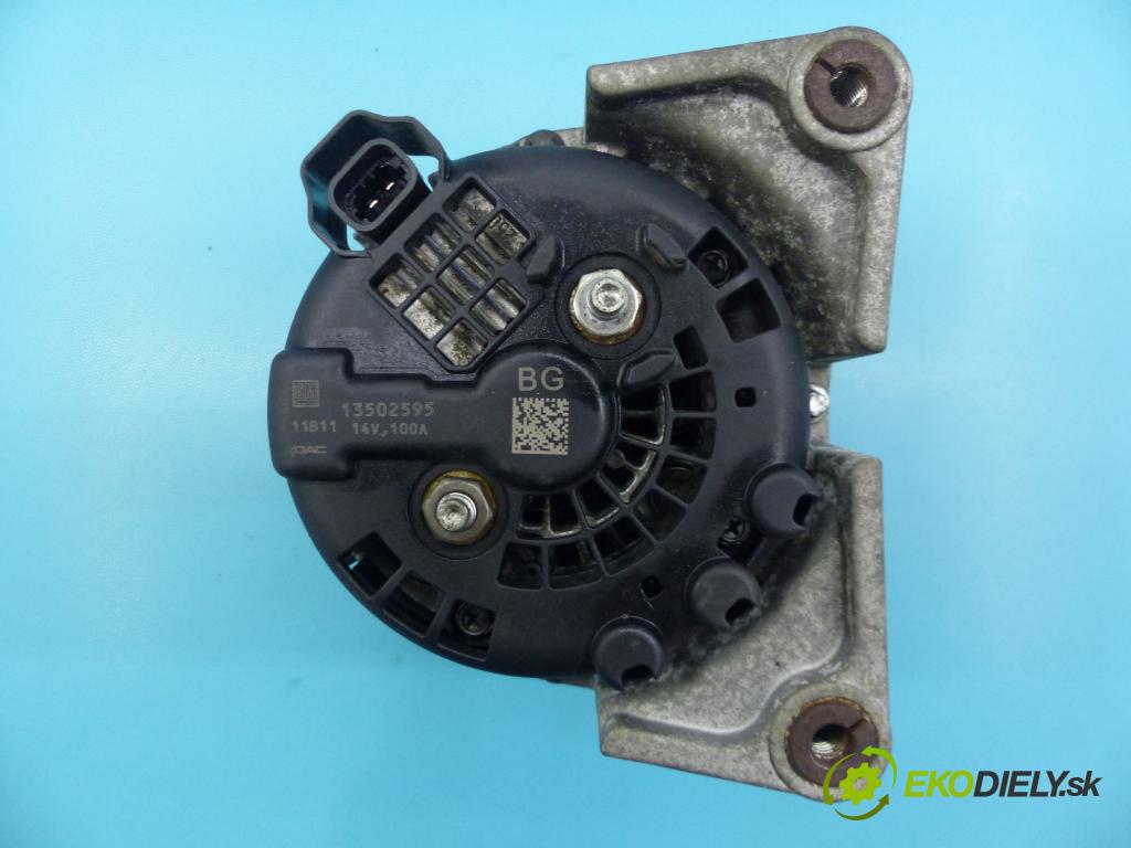 Opel Astra IV 2009-2015 1.6 16V 116 hp manual 85 kW 1598 cm3 5- Alternator 13502595 (Alternátory)