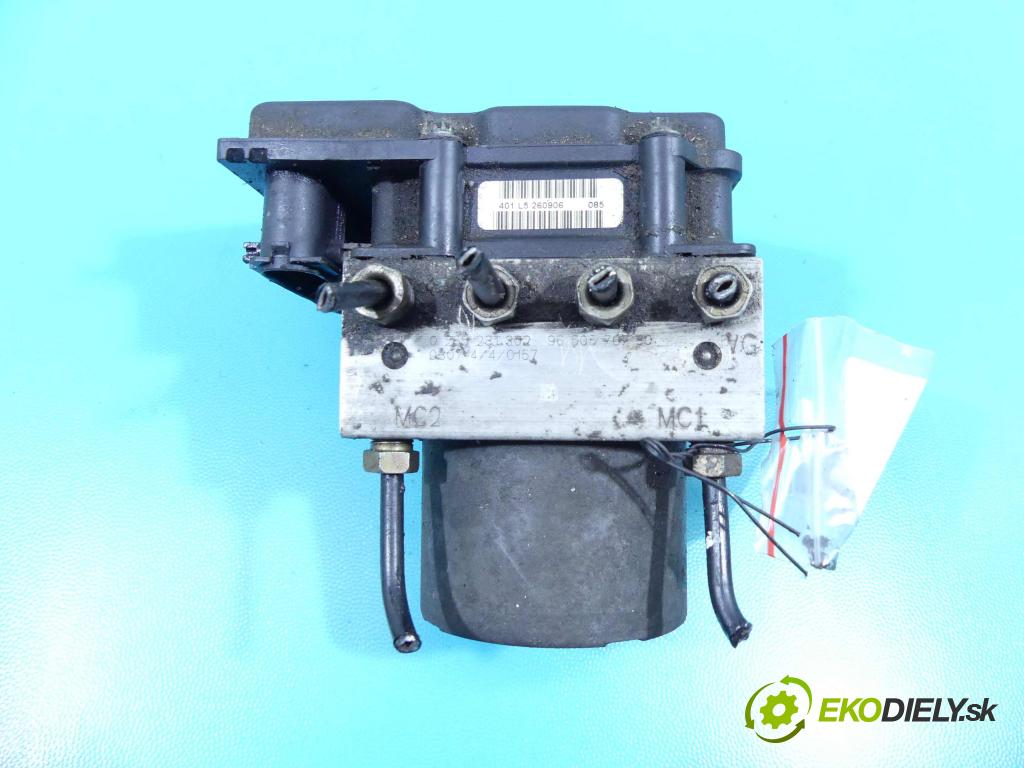 Peugeot 307 1.4 8v 75 HP manual 55 kW 1360 cm3 3- čerpadlo abs 0265800390 (Pumpy ABS)