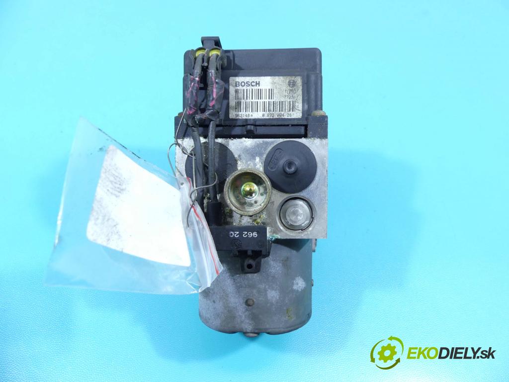 Audi A4 B5 1994-2001 1.6 101 HP manual 74 kW 1595 cm3 4- čerpadlo abs 0273004281 (Pumpy ABS)