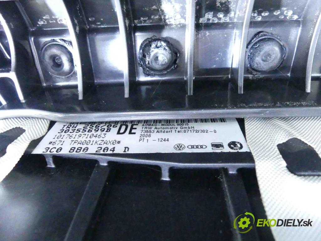 Vw Passat B6 2005-2010 1.9 tdi 105 HP manual 77 kW 1896 cm3 5- kokpit,pristrojová doska rozdeľovacia 3C0880204D
