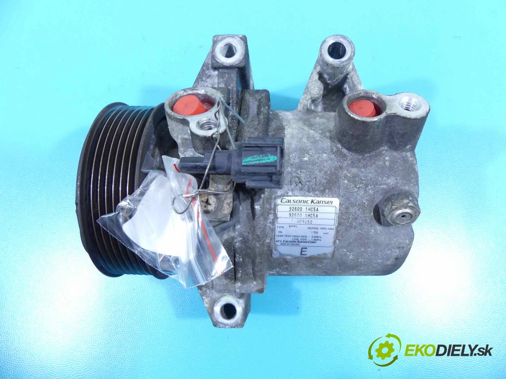 Nissan Micra K13 2010-2017 1.2 16V 80 HP manual 59 kW 1198 cm3 5- čerpadlo klimatizácie 926001HC5A