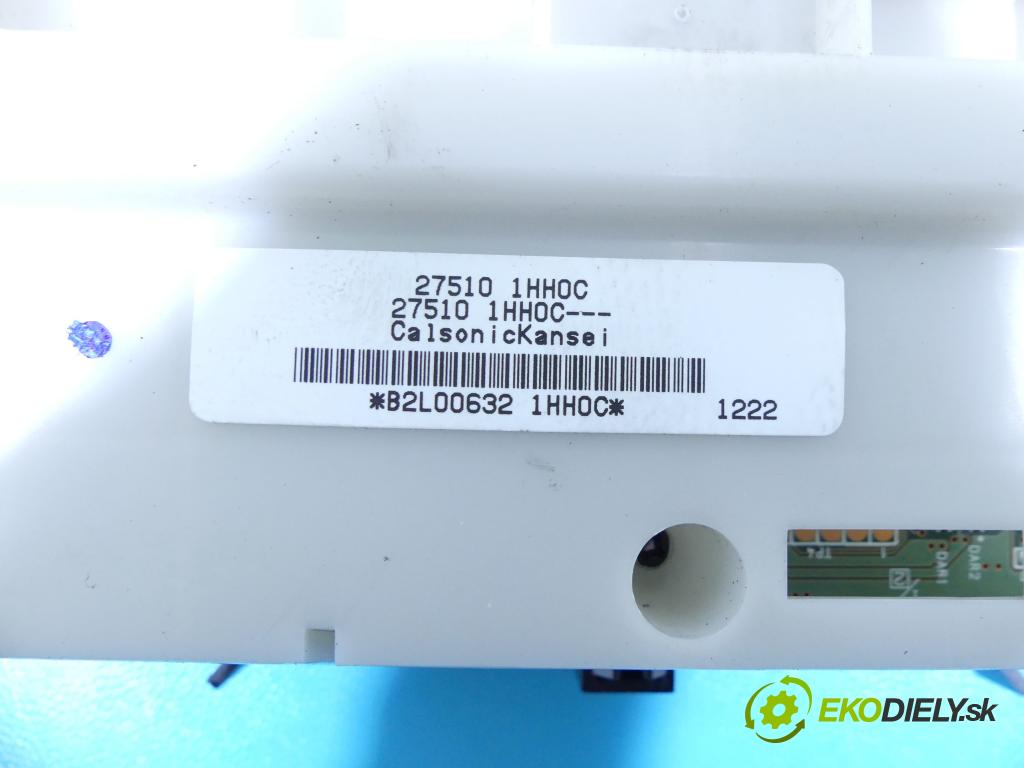 Nissan Micra K13 2010-2017 1.2 16V 80 HP manual 59 kW 1198 cm3 5- panel kúrenia 27510 1HH0C
