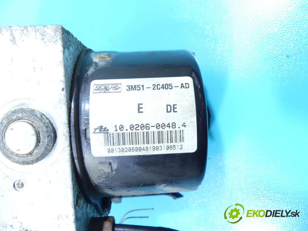Mazda 3 I BK 2003-2009 2.0 16V 150 HP manual 110 kW 1999 cm3 5- čerpadlo abs 3M51-2C405-AD (Pumpy ABS)