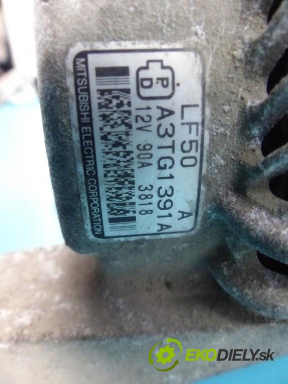 Mazda 3 I BK 2003-2009 2.0 16V 150 hp manual 110 kW 1999 cm3 5- Alternator A3TG1391A (Alternátor)