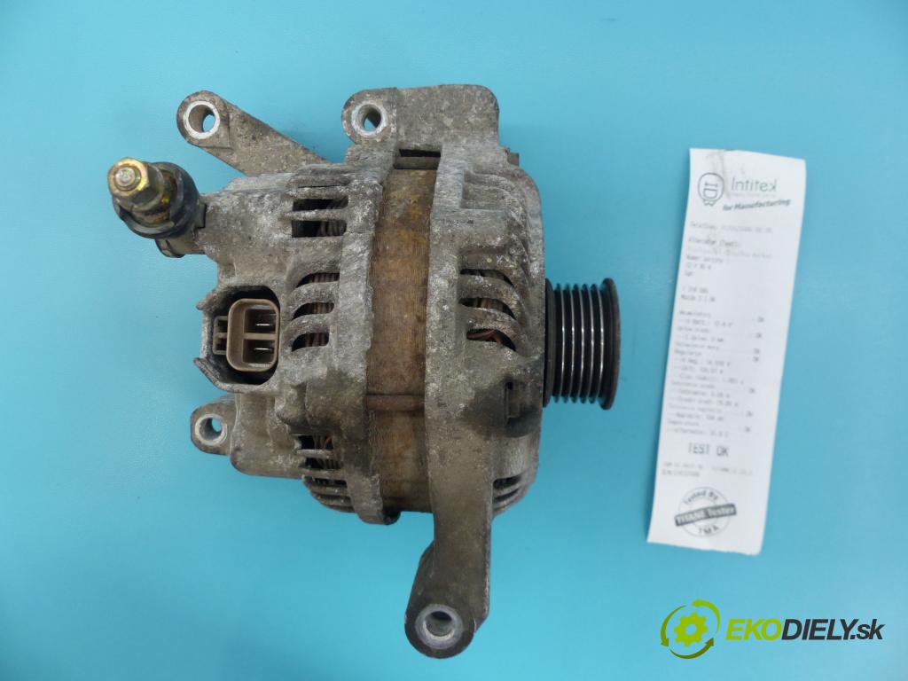 Mazda 3 I BK 2003-2009 2.0 16V 150 HP manual 110 kW 1999 cm3 5- Alternator A3TG1391A (Alternátor)