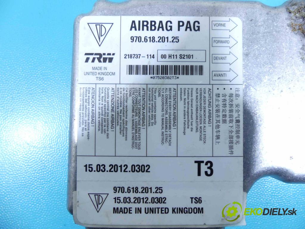 Porsche Panamera I 970 2009-2016 4.8 V8 400KM: automatic 294 kW 4806 cm3 5- modul riadiaca jednotka 970.618.201.25 (Ostatné)